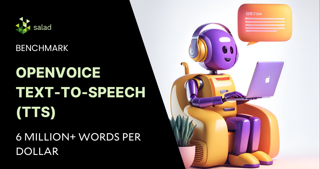 Openvoice text to speech gpu benchmark on SaladCloud