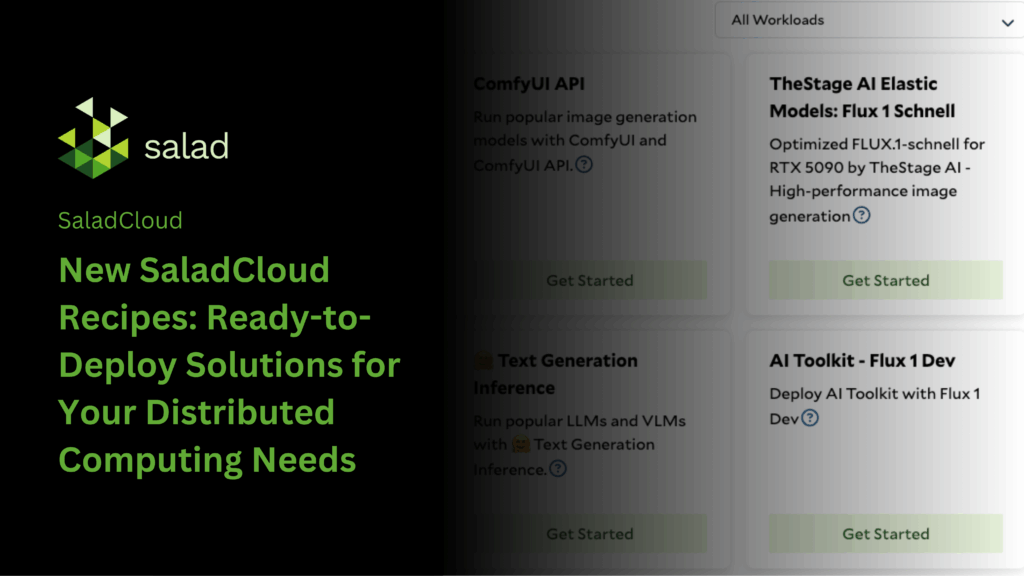 SaladCloud Recipes