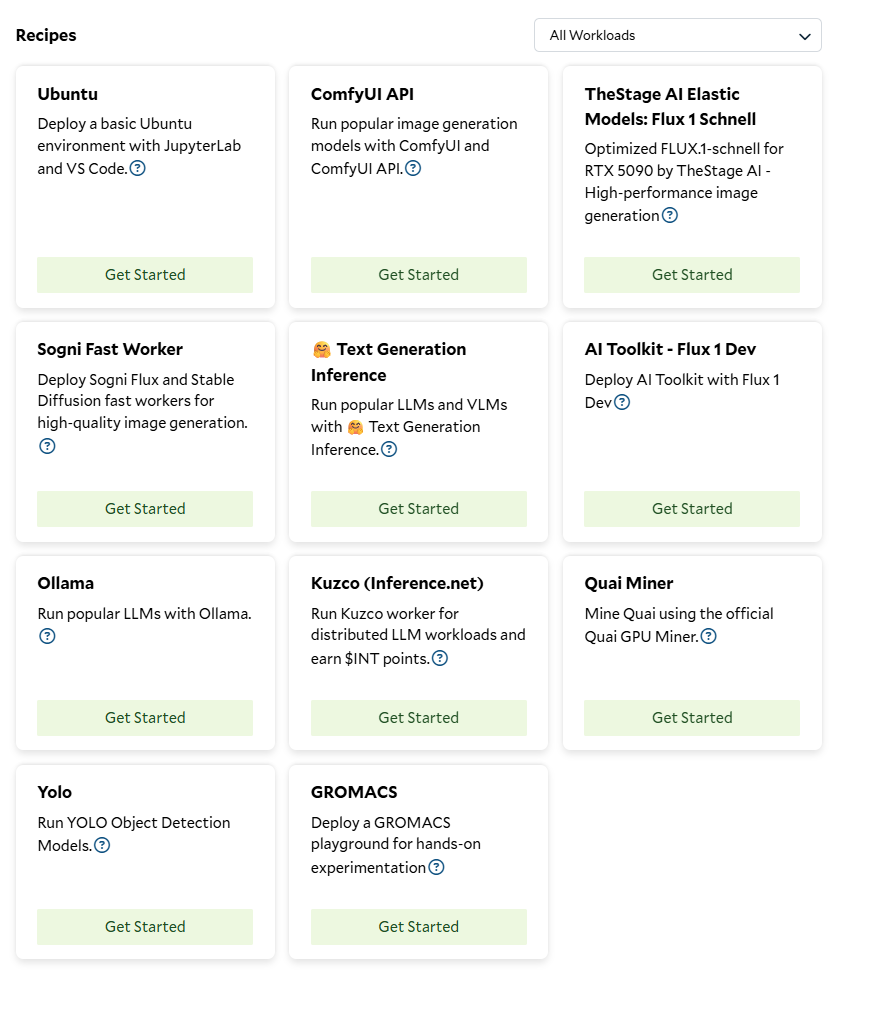 Salad Ready-to-Deploy Recipes in the Developer Hub